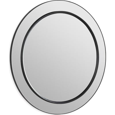 Miroir rond au design graphique RECOLLECTION