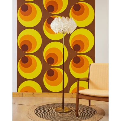 Lampadaire esprit scandinave en plexiglass Julien N°404 - Bon état DEBONGOUT