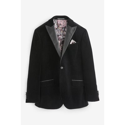 Blazer Slim En Velours NEXT