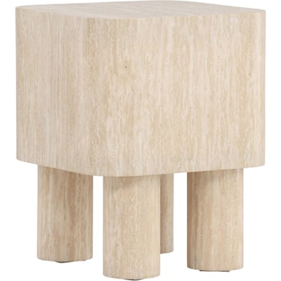 Table basse effet travertin collection KLIROU RECOLLECTION