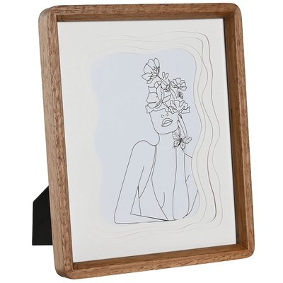 Cadre photo à poser en bois d'acacia 15x20cm WADIGA