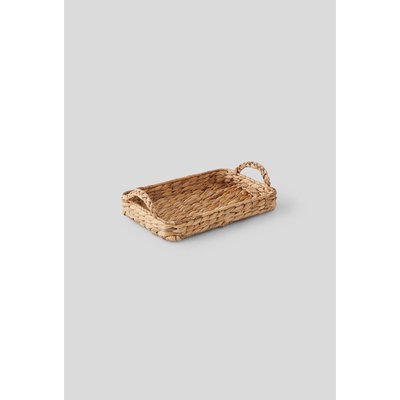 Plateau rectangulaire en jacinthe d'eau MONOPRIX