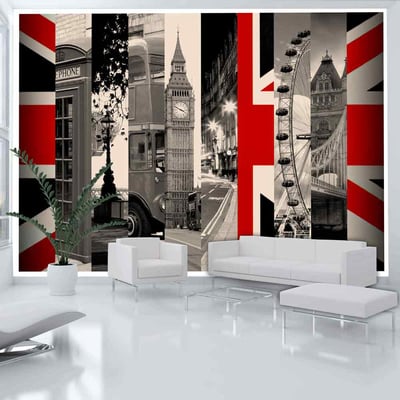 Papier peint intissé panoramique Ville et Architecture Symbols of London EDEN