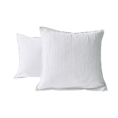 Taie D'oreiller Unie   - GAZE DE COTON TRADITION DES VOSGES