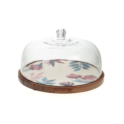 Plat rond avec cloche   30 cm-ROMANE AMADEUS
