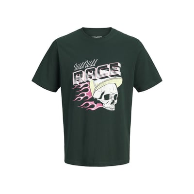 Camiseta de manga corta y cuello redondo, TRACK JACK & JONES
