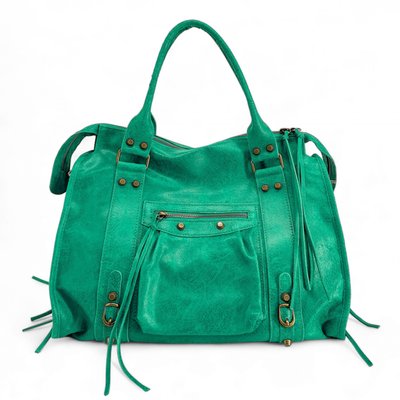 Sac à main en cuir brossé mat italien SANDSTORM OH MY BAG