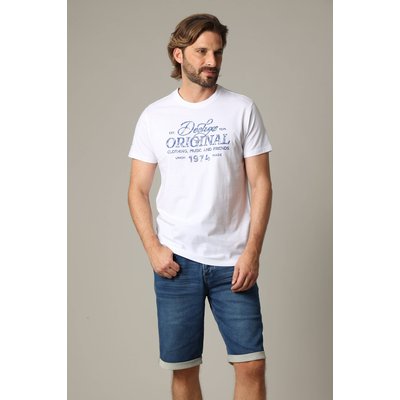 T-shirt classique en jersey de coton avec imprimé NATHEO DEELUXE
