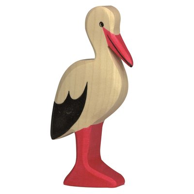 Figurine Cigogne HOLZTIGER