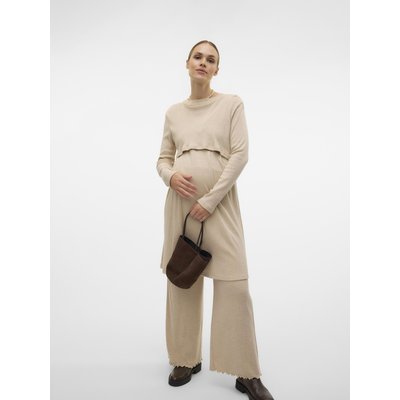 MLMETHA Robe de Maternité Robe MAMA LICIOUS