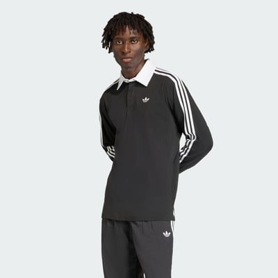 Polo De Rugby Manches Longues 3 Bandes adidas Originals