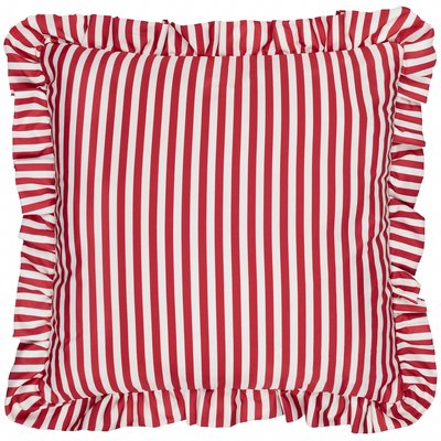 Millie Ruffle Striped Outdoor Cushion WYLDER NATURE