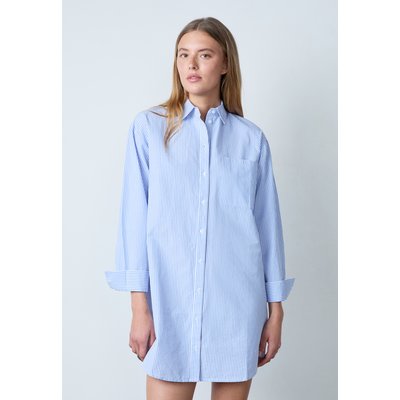 Robe courte en coton manches courtes à rayures CALINA RAY ETAM