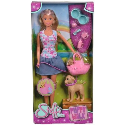 Steffi Love Poupée mannequin Promenade chien SIMBA TOYS