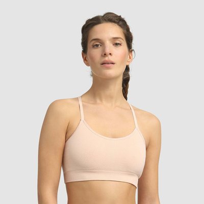 Sujetador top deportivo Seamless, sujeción ligera DIM SPORT