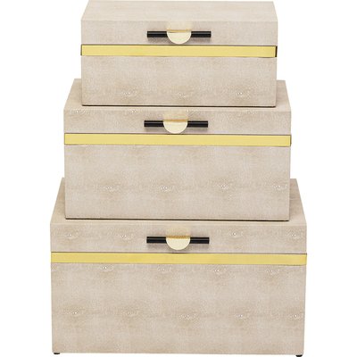Lot de 3 boîtes, CLASSY KARE DESIGN