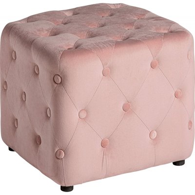 Pouf carré en polyester, Bougue RECOLLECTION