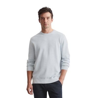 Pull-over regular en piqué de coton bio MARC O'POLO