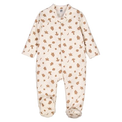Surpyjama molleton, motifs feuilles et champignons LA REDOUTE COLLECTIONS