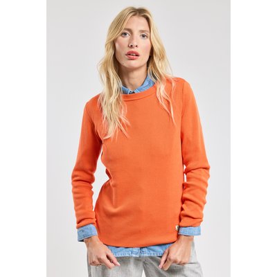 Pull marin avec boutons en ivoire végétal GROIX ARMOR-LUX