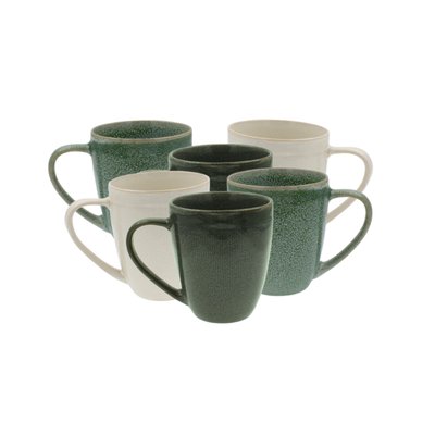 Lot de 6 mugs, MILA ARTIME