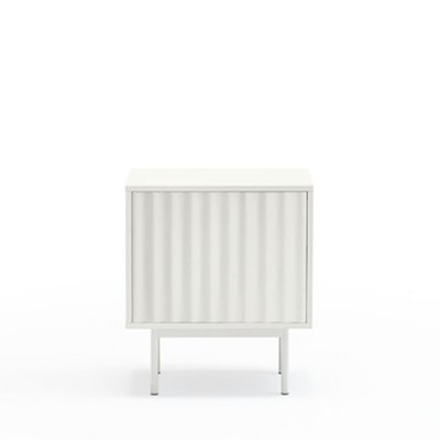 Table de chevet 1 porte 2 tiroirs en bois - SIERRA TEULAT