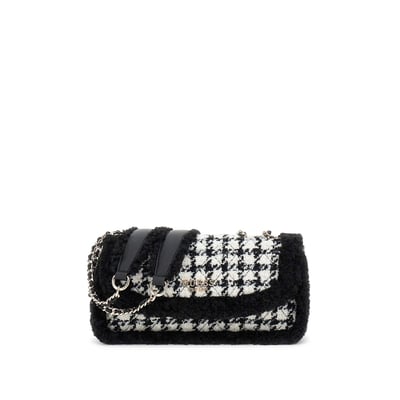 Mini Sac À Bandoulière Cristi Pied-De-Poule GUESS