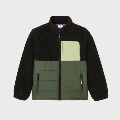 Veste bi-matières en sherpa BILLYBELT
