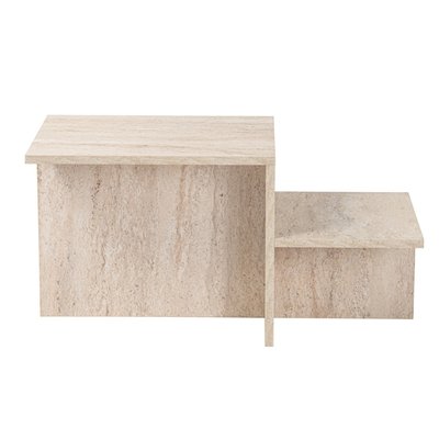 Table basse 2 niveaux L77 cm - HARMONY CALICOSY