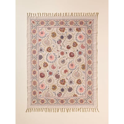 Tapis Flore en coton - Taille M CYRILLUS