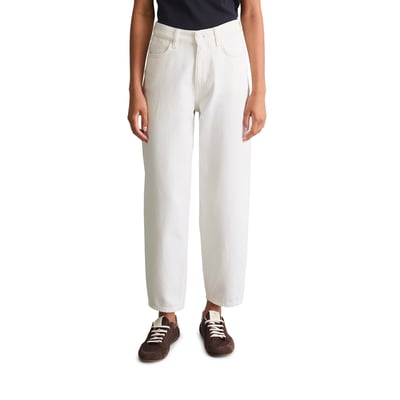 Jeans modèle Stine barrel cropped en denim rigide MARC O’POLO DENIM
