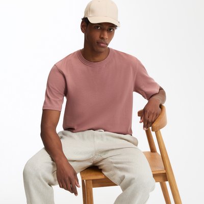 T-shirt col rond en jersey de coton LA REDOUTE COLLECTIONS