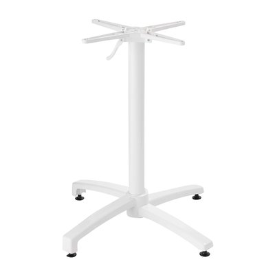 Pied inclinable pour plateau hpl en aluminium, KLIPO OVIALA