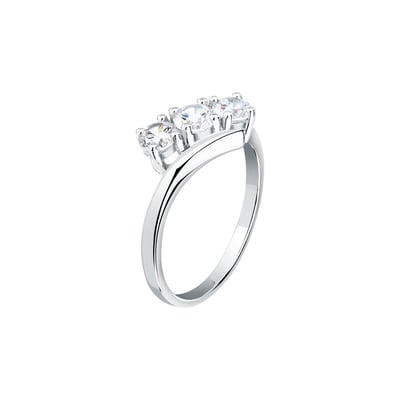 Bague en or blanc 375 B-CLASSIC BLUESPIRIT