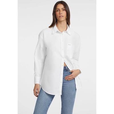 Chemise Oversized Poche Poitrine Manches Longues GUESS JEANS