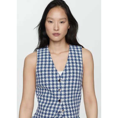 Gilet pied de poule femme outlet