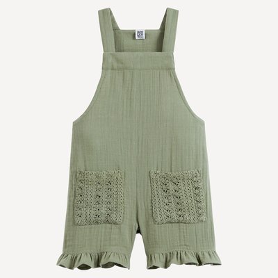 Combishort sans manches en gaze de coton LA REDOUTE COLLECTIONS