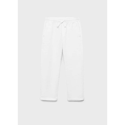 Pantalon lin taille élastique MANGO KIDS