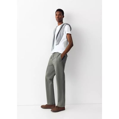 Pantalon droit cordon MANGO TEEN