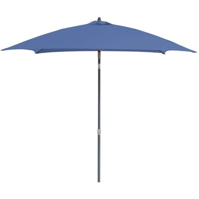 Parasol droit en fibre de verre Aly Gris, Bleu PROLOISIRS