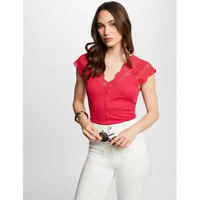 T-shirt col V manches courtes MORGAN