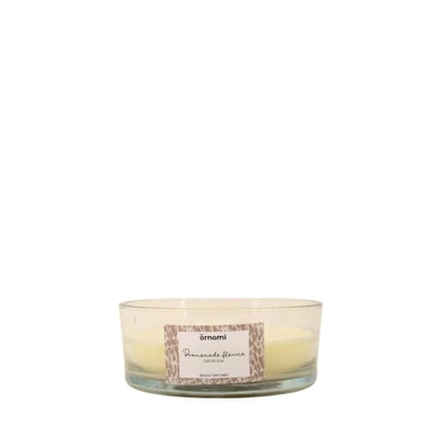 Bougie parfumée en cire de soja 4 mèches "Promenade fleurie" 380gr ORNAMI