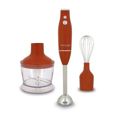 Mixeur 3 en 1 - 600W - 2 vitesses, RETRO MENASTYL