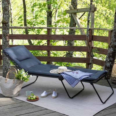 Lit de soleil pliant matelassé - SIESTA L LAFUMA MOBILIER