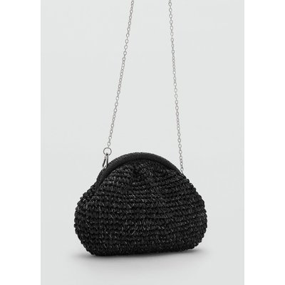 Pochette en fibre naturelle MANGO TEEN