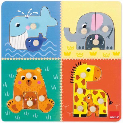 Puzzle mamans et bébés GOULA