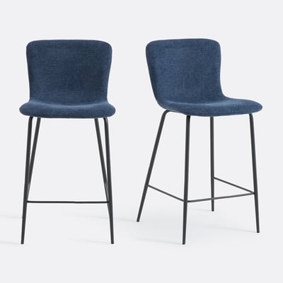 Set di 2 sgabelli da bar H65, Gillian SO'HOME