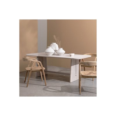 Table rectangulaire en manguier massif blanchi 8 places L200 - TOKYO HELLIN, DEPUIS 1862