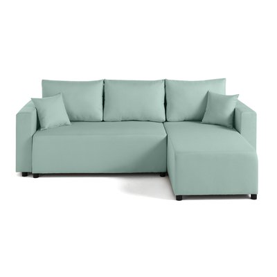 Canapé d'Angle Convertible en Tissu 4 places - REGALA LISA DESIGN