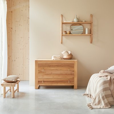 Commode en teck massif MINIMALYS TIKAMOON